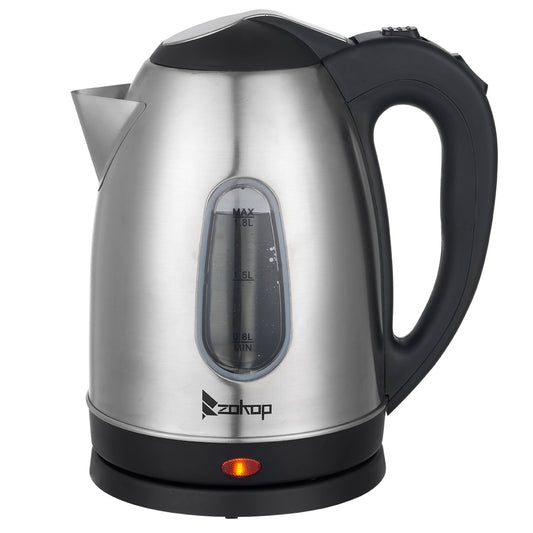 Stainless Steel Electric Kettle with Water Window