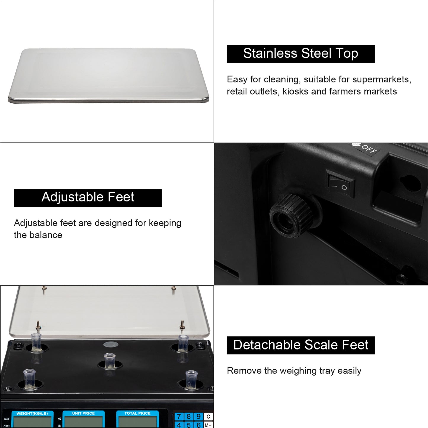 Digital Price Computing Scale ( Silver & Black)