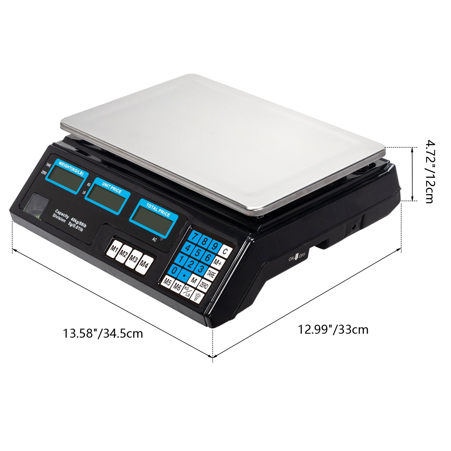 Digital Price Computing Scale ( Silver & Black)