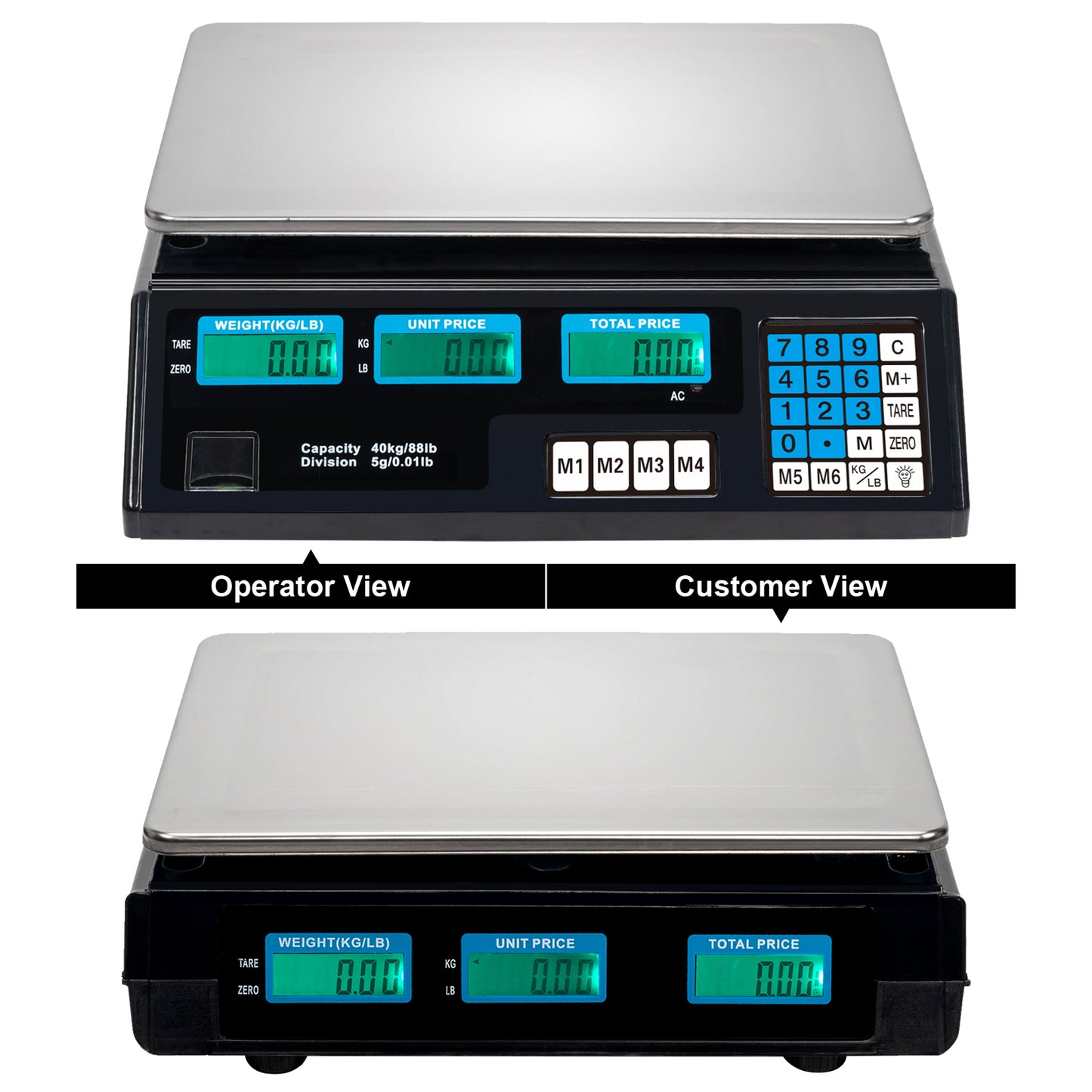 Digital Price Computing Scale ( Silver & Black)