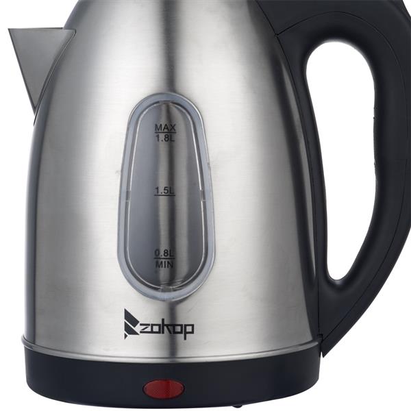 Stainless Steel Electric Kettle with Water Window