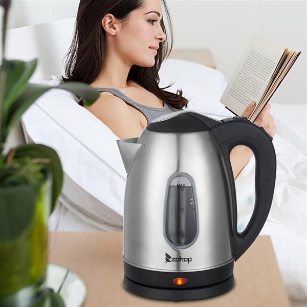 Stainless Steel Electric Kettle with Water Window