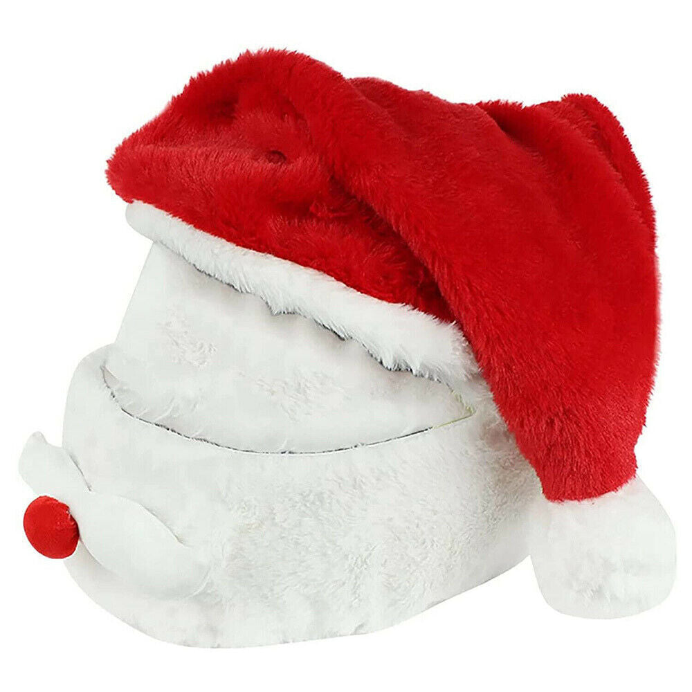 Christmas Motorcycle Helmet Cover Santa Claus DIY Motorbike Helmet Funny Decor