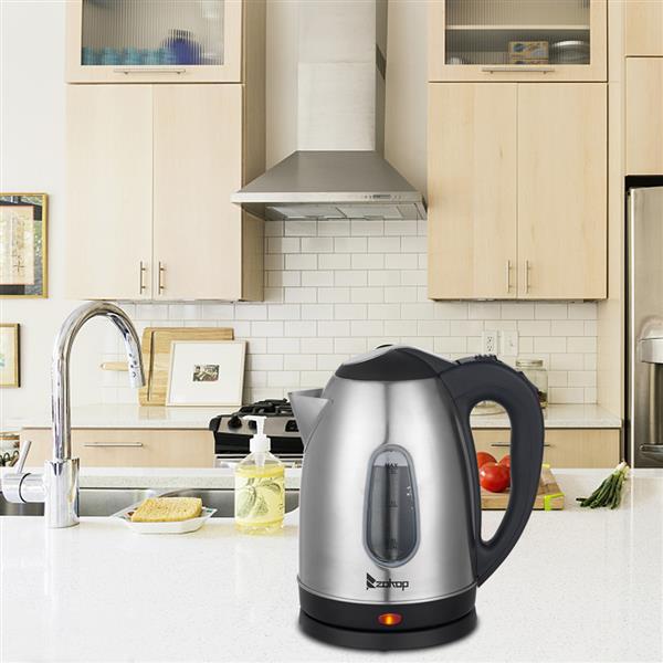 Stainless Steel Electric Kettle with Water Window